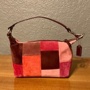 Coach Suede Patchwork Purse